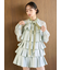 ティアードラッフルミニドレス