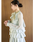 ティアードラッフルミニドレス