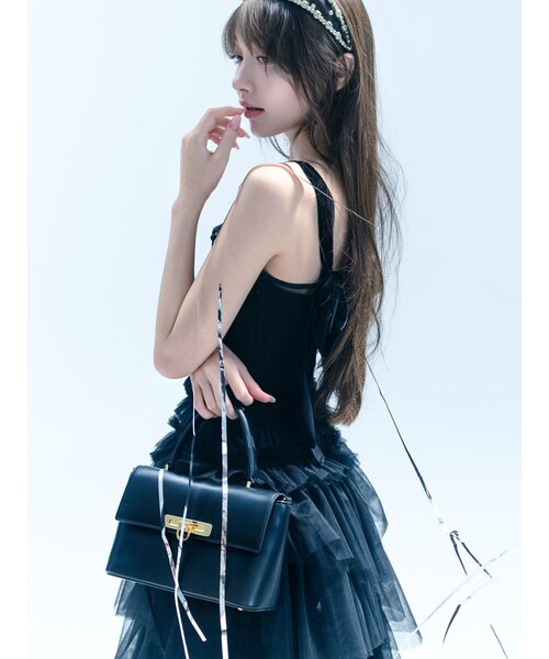 チュールティアードボリュームドレス｜スナイデルの通販｜&mall 