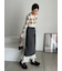 アーガイルニットアンサンブル
