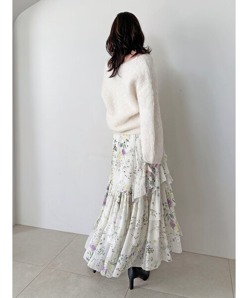 ラッフルフリルティアードスカート｜スナイデルの通販｜&mall（アンド