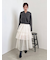 チュールパニエスカート