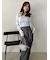 ハイウエストワイドパンツ