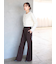 ハイウエストワイドパンツ