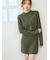 ラクーン畦ショートカーディガン