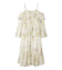 オフショルフリルワンピース