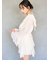 シフォンフリルミニコンビワンピース