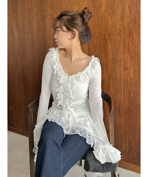 ティアードフリルカットソープルオーバー｜スナイデルの通販｜&mall