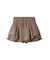 レイヤードフリルミニスカショーパン