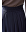 プリーツレイヤードミディスカート