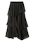 Sustainableプリーツティアードロングスカート