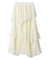 Sustainableプリーツティアードロングスカート