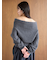 【HIGH QUALITY】フォックスカシミヤオフショルプルオーバー