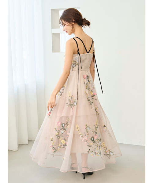 エンブロイダリーチュールドレス【カンヘウォン着用】｜スナイデルの