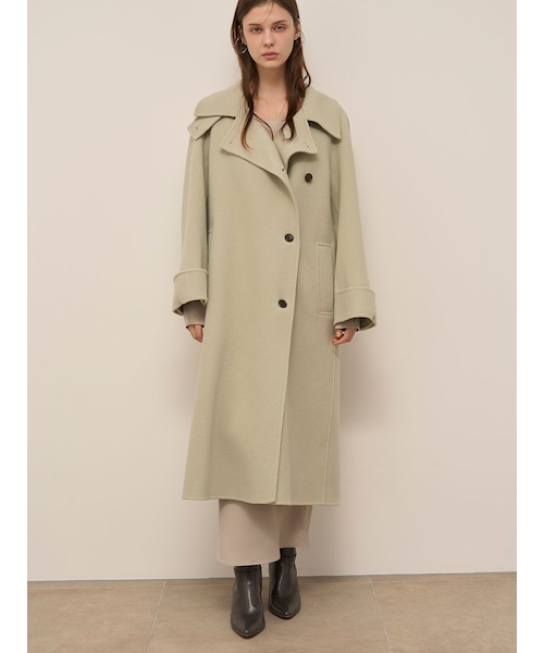 ♡新品♡ウールリバーバルマカンコート♡ HIGH QUALITY】バルマカンリバーコート｜スナイデルの通販｜&mall