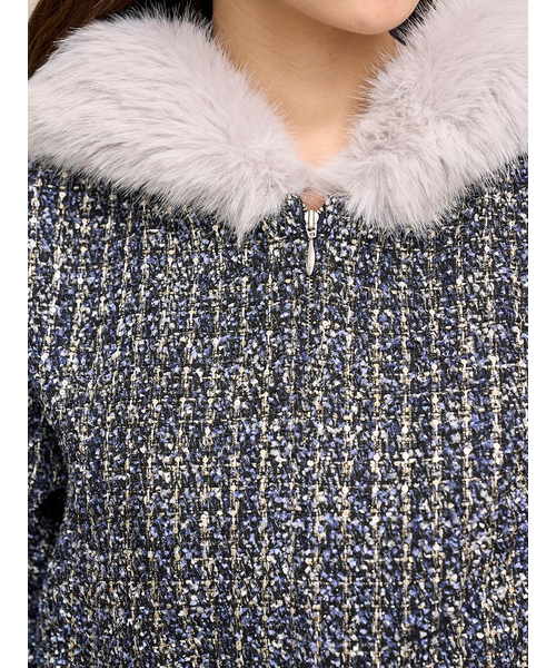 ファー付きツイードブルゾン｜スナイデルの通販｜&mall（アンドモール