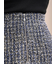 サイドプリーツツイードミニスカート