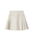 サイドプリーツツイードミニスカート