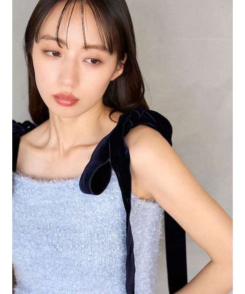 スナイデル　snidel ラメニットアンサンブルプルオーバー　カンへウォン着用 ラメニットアンサンブルプルオーバー【カンヘウォン着用】(ニット