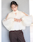 スリットスリーブブラウス