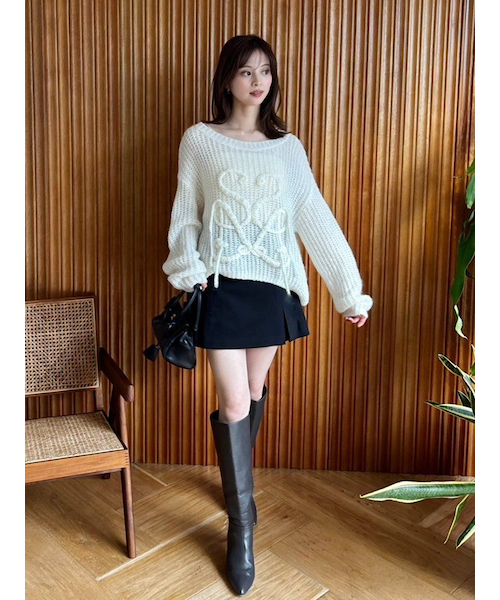 ロゴローゲージニットプルオーバー｜スナイデルの通販｜&mall（アンド