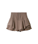 レイヤードフリルミニスカショーパン
