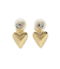 ハートモチーフイヤリング