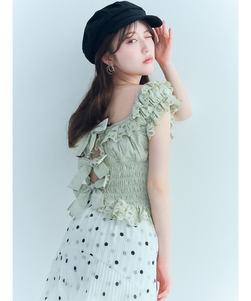 Sustainableプリーツティアードスカート｜スナイデルの通販｜&mall