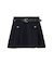 ベルト付きプリーツミニスカート