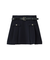 ベルト付きプリーツミニスカート