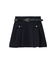 ベルト付きプリーツミニスカート