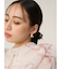 ドロップフープピアス