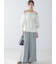 スタイルアップベルティッドワイドパンツ