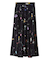 フローラルプリントフレアスカート