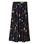 フローラルプリントフレアスカート