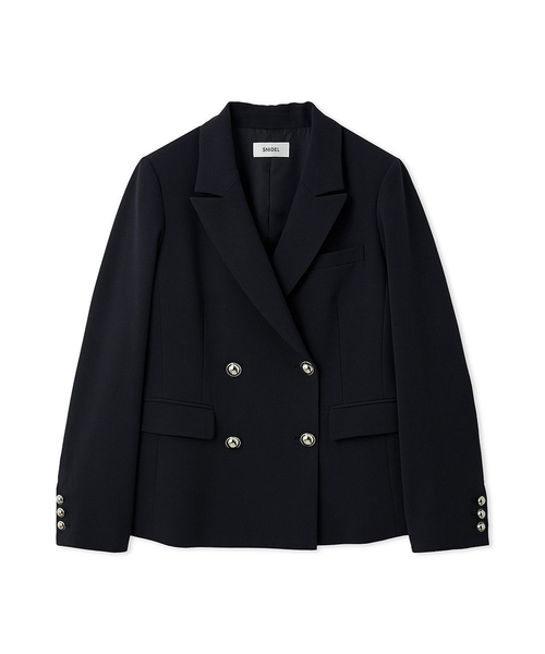 Sustainableダブルブレストジャケット｜スナイデルの通販｜&mall