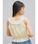 クロップドフリルブラウス