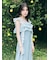 シルキーシフォンレースキャミワンピース