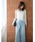 【Kuroki denim】ハイライズワイドデニム