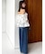 【Kuroki denim】ハイライズワイドデニム