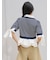 シャツレイヤードニットプルオーバー