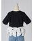 【USAGI ONLINE/ZOZOTOWN限定】リボンドッキングTシャツ