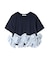 【USAGI ONLINE/ZOZOTOWN限定】リボンドッキングTシャツ
