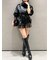 ベルトセットティアードスカショーパン
