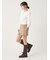 【セットアップ対応】ニットショートパンツ