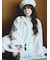 【WEB限定】ファー付きリボンブローチコート