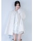 【WEB限定】ファー付きリボンブローチコート
