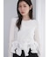 【WEB限定】リボンペプラムベロアトップス