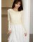 【WEB限定】カシュクールベロアドッキングワンピース