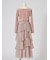 【WEB限定】カシュクールベロアドッキングワンピース